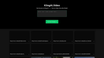 KlingAi Video Gallery